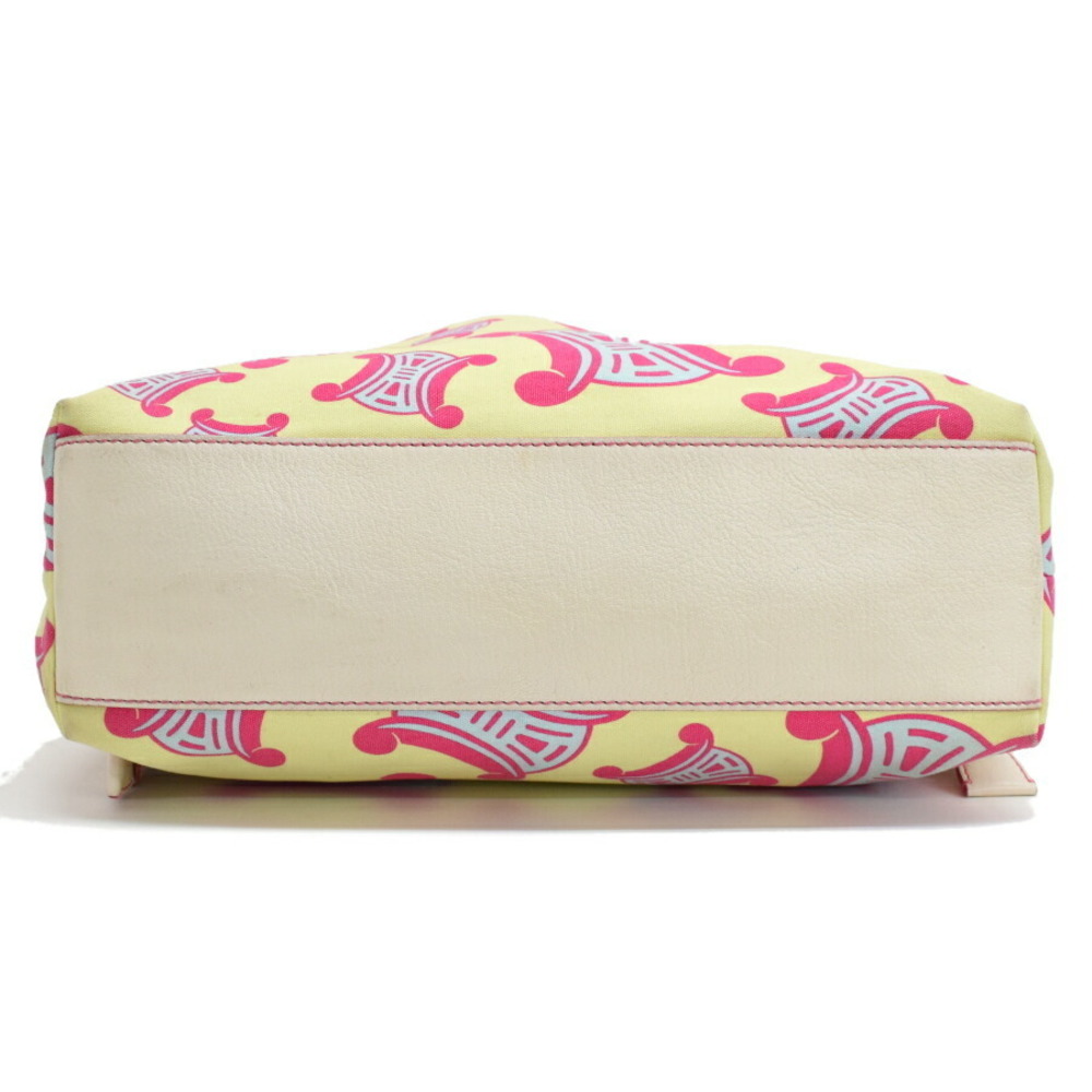 Celine Triomphe Leather Drawstring Shoulder Tote … - image 4